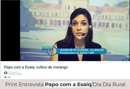Print Entrevista Papo com a Esalq/Dia Dia Rural